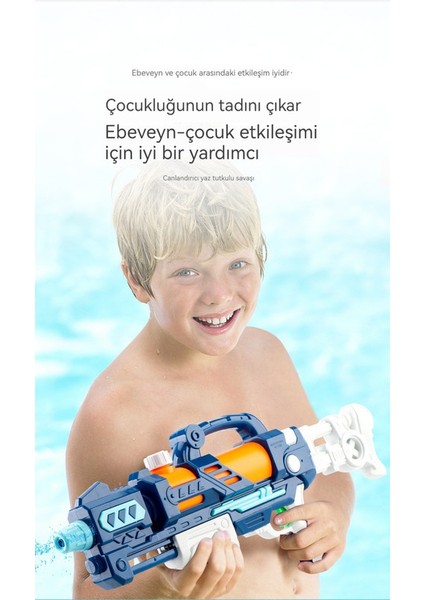 Büyük Çocuk Oyuncak Su Yüksek Basınçlı Su Şişme Çekilebilir Su Tabancası Yaz Açık Plaj Rafting ve Su Oyunu (Yurt Dışından)