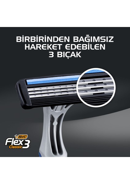 Flex 3 Tıraş Bıçağı 3'lü Blister (3 Bıçak)