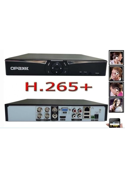 OPAX-4444 4 Kanal 5mp Xmeye 6 In 1 H.265 Kayıt Cihazı ( Xvı/ahd/tvı/cvı/cvbs/ıp ) fırsatları