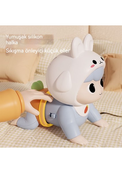 Bebek ve Yürümeye Başlayan Çocuk Oyuncakları Elektrikli Paletli Erken Eğitim Bebek Tavşan Emekleme Eğitici Beyin Aydınlanma Çok Fonksiyonlu Çocuk Oyuncağı (Yurt Dışından) modelleri