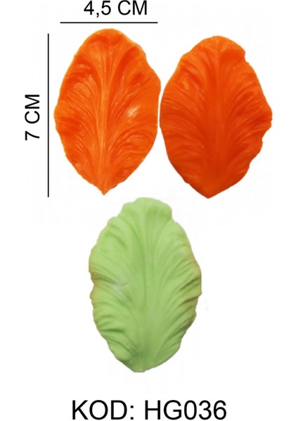 Doğa Figürlü Gıda Silikon Kalıbı