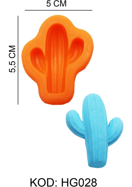 Kaktüs Figürlü Gıda Silikon Kalıbı fiyatları