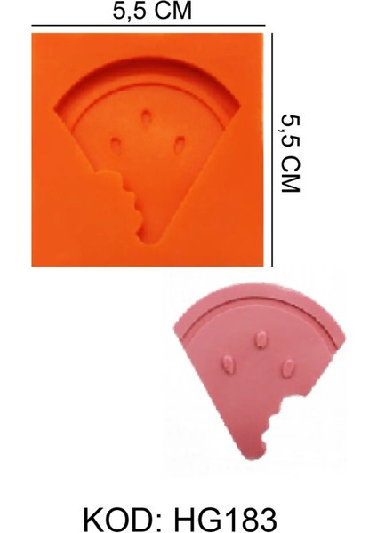 Gıda Silikon Kalıbı Slice