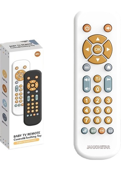 Bebek Tv Simülasyonu Uzaktan Kumanda Çocuk Tv Uzaktan Kumanda Müzik Öğrenme Erken Eğitim Eğitici Bebek Oyuncakları (Yurt Dışından)