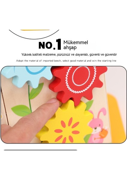 Çocuk Ahşap Altı Taraflı Çok Fonksiyonlu Boncuklu Hazine Kutusu Bebek ve Yürümeye Başlayan Çocuk Erken Eğitim Entelektüel Gelişim Ebeveyn-Çocuk Interaktif Oyuncak (Yurt Dışından) fiyatları