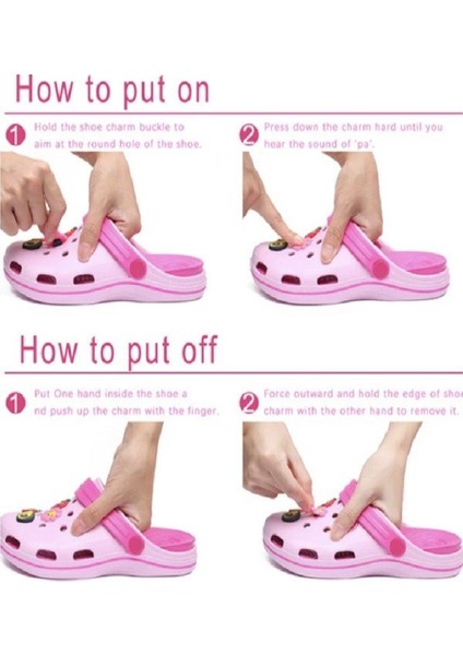 Crocs Jibbitz Terlik Süsü Hello Kitty 8 Adet