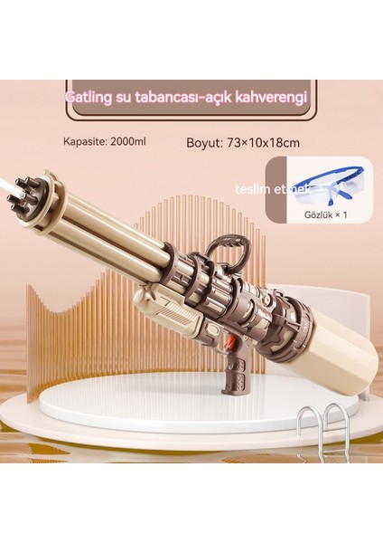Çocuk Su Tabancası Oyuncak Çocuk Su Tabancası Yüksek Basınçlı Büyük Ekstra Büyük Boy 73CM Gözlük ve Kayışlarla Birlikte Gelir (Yurt Dışından)