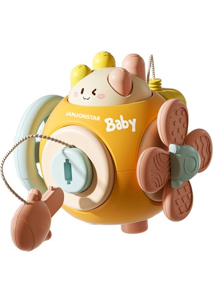 Bebek Oyuncakları Meşgul Top Oyuncusu Topu Yakalar Eğitici Duyusal Altı Yüzlü Yatıştırıcı Eser Bebek Erken Eğitim Dönüm Oyuncak (Yurt Dışından)