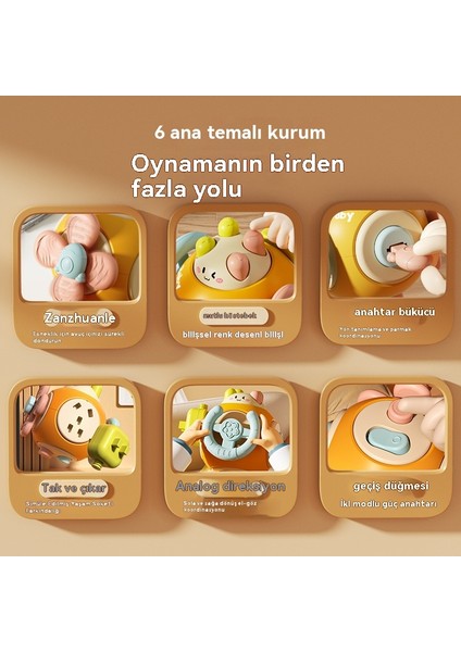 Bebek Oyuncakları Meşgul Top Oyuncusu Topu Yakalar Eğitici Duyusal Altı Yüzlü Yatıştırıcı Eser Bebek Erken Eğitim Dönüm Oyuncak (Yurt Dışından) fiyatları