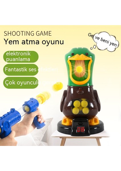 Çocukların Aerodinamik Vuruşu Bana Ördek Yumuşak Kurşun Dinozor Atış Tek Aydınlatma Ses Efektleri Puanlama (Yurt Dışından)