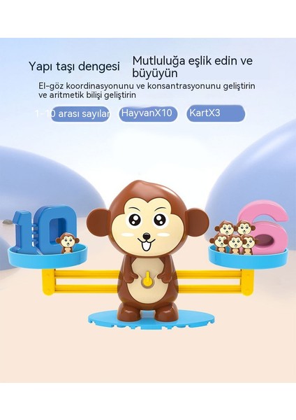 Dijital Denge Çocuk Erken Eğitim Aritmetik Toplama ve Çıkarma Denge Oyuncak Eğitici Ebeveyn-Çocuk Masa Üstü Oyunu (Yurt Dışından)