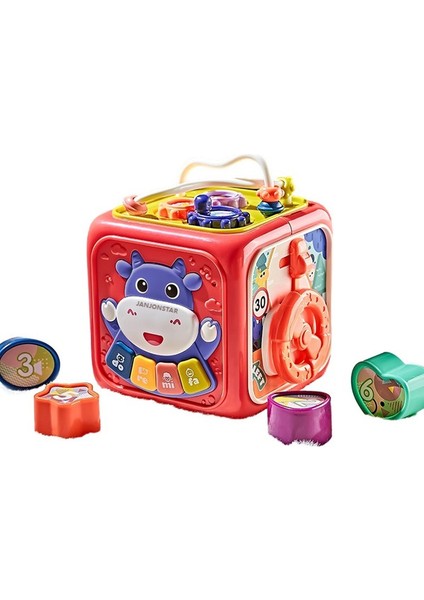 Bebek Çok Fonksiyonlu El Alkış Davul Oyuncak Eğitici Erken Çocukluk Eğitimi Bebek Heptahedron Müzik Alkış Davul (Yurt Dışından)