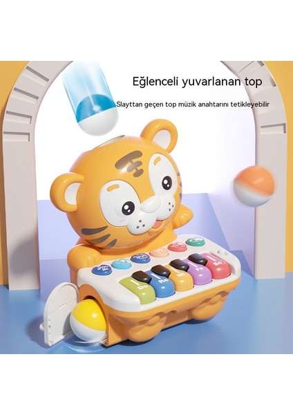 Çocuk Aydınlanma Erken Eğitim Elektronik Piyano Sevimli Kaplan Haddeleme Müzik Aydınlık Müzik Aleti Piyano Bebek Eğitici Müzik Oyuncak (Yurt Dışından) fırsatları