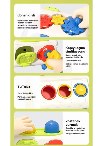 Bebek Çok Fonksiyonlu Meşgul Topu Bebek Kavrama Eğitimi El Ince Hareket Eğitimi Eğitici Erken Eğitim Oyuncak (Yurt Dışından)
