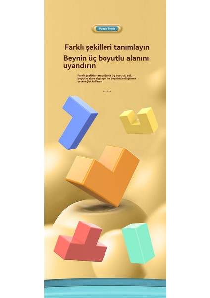 Yeni Tetris Oyuncak Yapı Taşı Makinesi Bulmaca Dıy Çocuk 3-6 Yaşında Düşünme Geliştirme Bulmaca Eğitimi (Yurt Dışından)