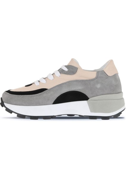 Gri Mutli Deri Kadın Spor Ayakkabı 01WA8301 modelleri
