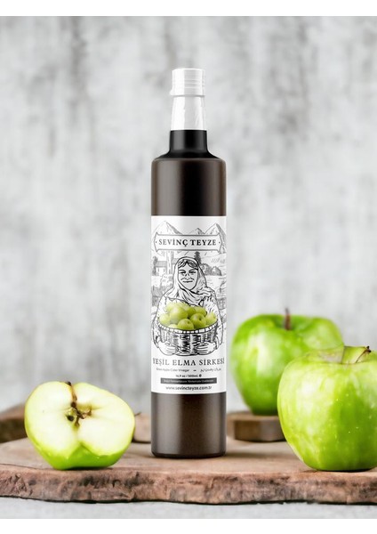 Doğal Fermantasyon Yeşil Elma Sirkesi 500 ml fiyatları