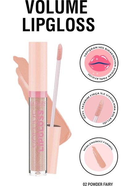 Volume Lipgloss 02 / Dudak Parlatıcısı 02