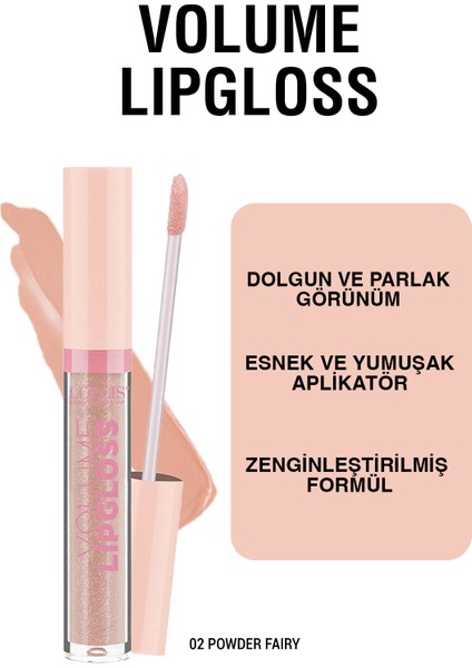 Volume Lipgloss 02 / Dudak Parlatıcısı 02 modelleri