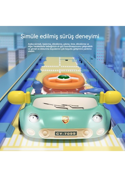 Yeni Çocuk Araba Direksiyon Oyuncak Simülasyon Sürüş Hafif Müzik Çok Fonksiyonlu Eğitici Erken Eğitim Hediye (Yurt Dışından) fırsatları
