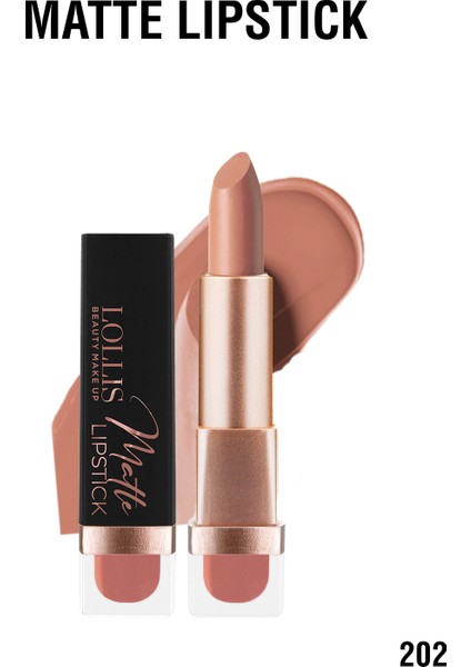 Matte Lipstick 202 / Mat Ruj 202