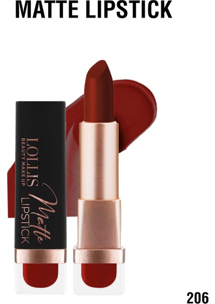 Matte Lipstick 206 / Mat Ruj 206 fiyatları