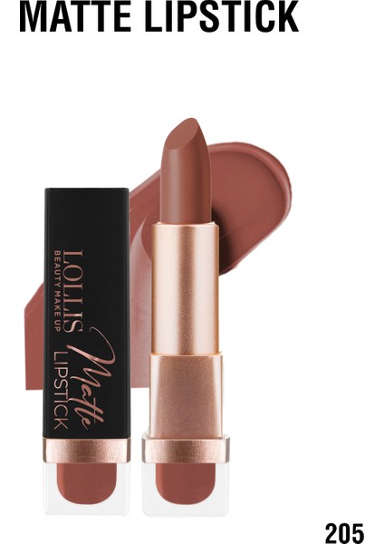 Matte Lipstick 205 / Mat Ruj 205