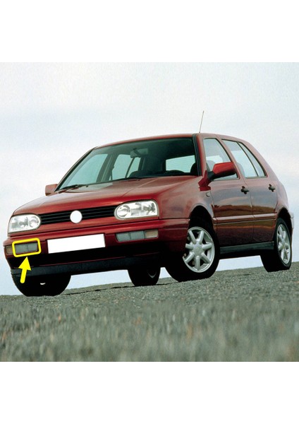 Vw Golf 3 1991-1998 Ön Tampon Sağ Reflektör Çiftli 1H0941778