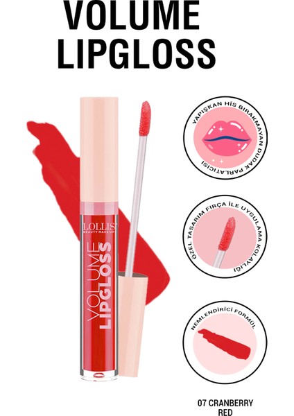 Volume Lipgloss 07 / Dudak Parlatıcısı 07
