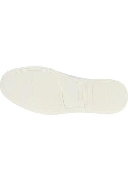 Beyaz Flotter Deri Erkek Loafer 01MA8200 indirimleri