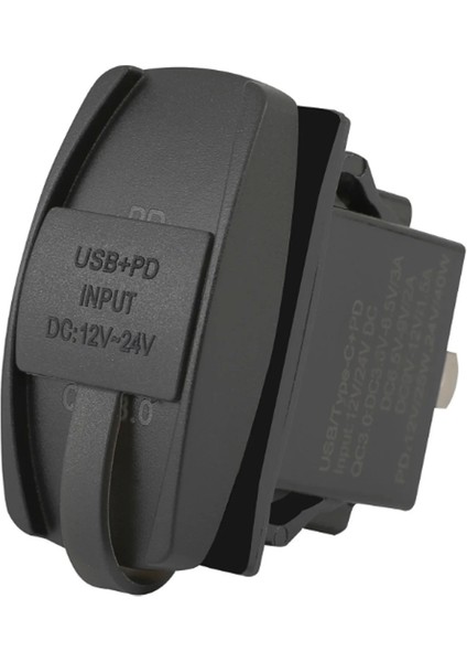 Marin Anahtar Tip USB Type-C Soketi 3.0 12-24V