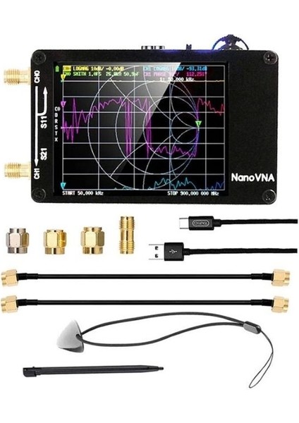 Nanovna-H 10KHZ-1.5GHZ Vektör Ağ Spektrum Analizörü