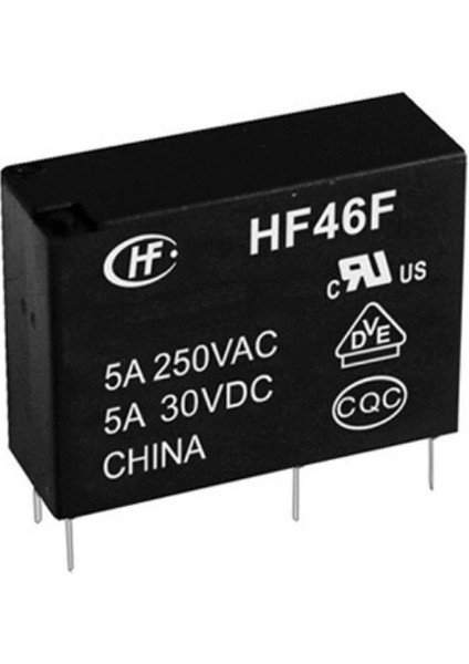 HF46F-12-HS1 12V 5A Spst-No Kombi Rölesi