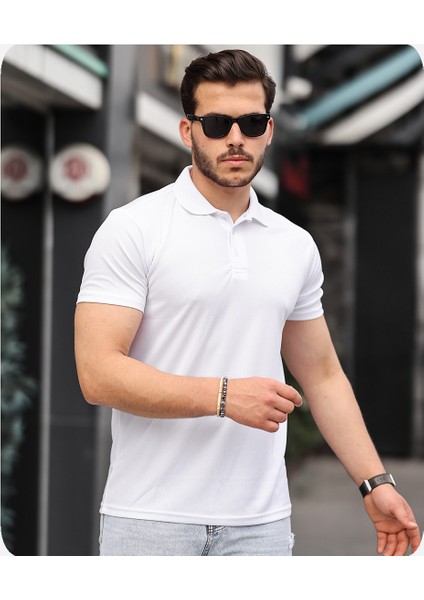 Mens Style Performans Polo Yaka Tişört
