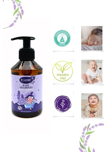 Dr. Lavender Doğal Bitkisel Lavanta Yağlı Bebek Şampuanı 250 ml