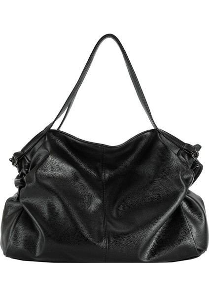 Bez Çantalar Kadınlar Için Büyük Hobo Alışveriş Çantası Ferah Çanta Kaliteli Yumuşak Deri Crossbody Çanta Bayanlar Seyahat Omuz Çantası (Yurt Dışından)