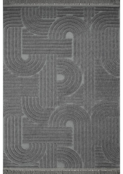 Dizayn 1090 Antrasit Yumuşak Dokulu Halı Kilim Salon Mutfak Koridor Kesme Yolluk Dokuma Halı fiyatları