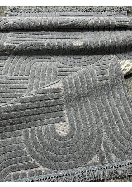 Dizayn 1090 Antrasit Yumuşak Dokulu Halı Kilim Salon Mutfak Koridor Kesme Yolluk Dokuma Halı modelleri