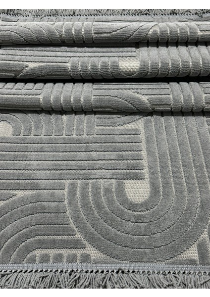 Dizayn 1090 Antrasit Yumuşak Dokulu Halı Kilim Salon Mutfak Koridor Kesme Yolluk Dokuma Halı fırsatları