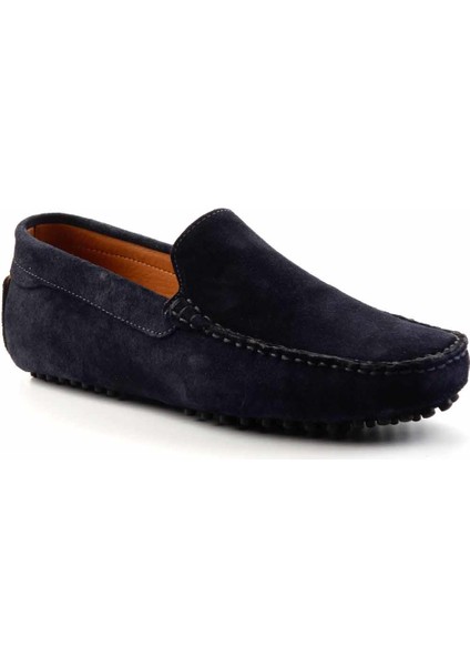 Lacivert Süet Deri Erkek Loafer Ayakkabı E01350003502 modelleri