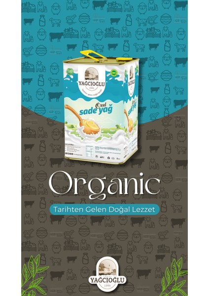 Özel Sadeyağ Keçi ve Manda Sadeyağı (Ghee) 5 kg