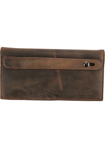 Deri Unisex Portföy Cüzdanı Eskitme Kahve BC424-10 fiyatları