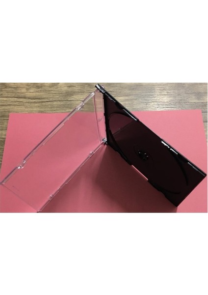 CD / DVD Kutusu 1 Li Siyah Slim 5,2mm QD-521.02B (50 Li Paket)