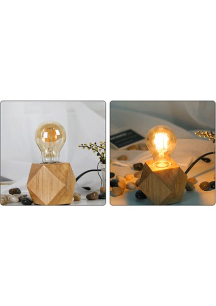 5 Adet Rustik LED Ampul ST60 4W 2700K