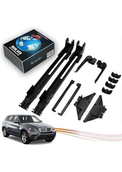 Bmw X5 F15 2013-2018 Panoramik Sunroof Kızak Seti 12 Parça