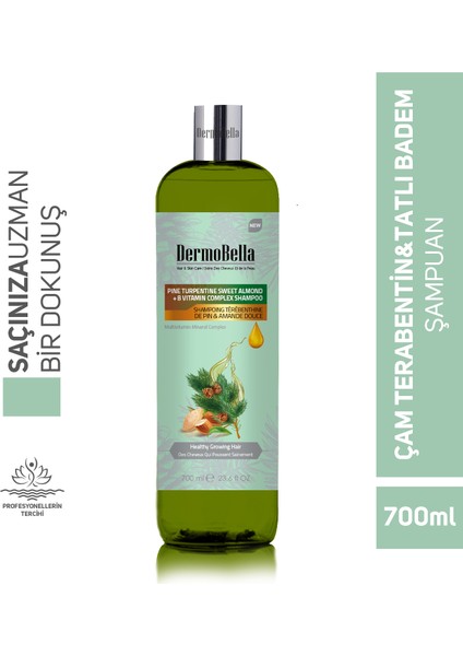 Çam Terebentin ve Tatlı Badem Özlü B Vitamin Şampuan 700 ml