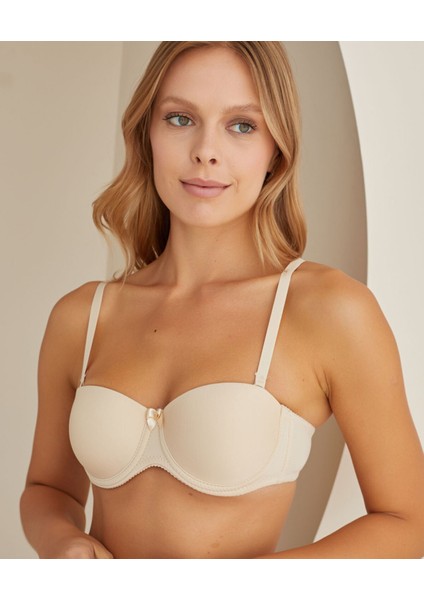 Nbb Dolgusuz Desteksiz Straplez Cuplı Basic Sütyen- 3510 fiyatları