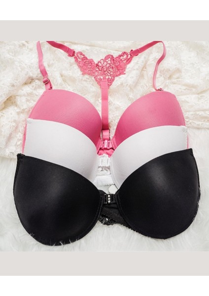 Intive Lingerie Nbb Arkası Dantelli Önden Klipsli Push-Up Sütyen -3190