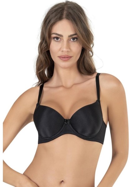 Nbb Mikro Kaplı Balenli Desteksiz Basic Sütyen (Ten, Siyah, Beyaz)- 3505