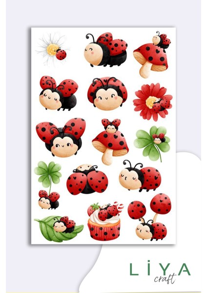 5'li Sevimli Sticker Planner Ajanda Bullet Journal Için Uygun Set fiyatları